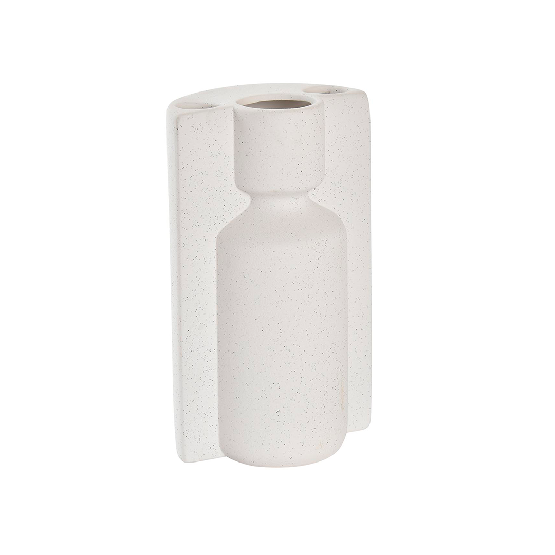 Jarrón Cerámica Blanco