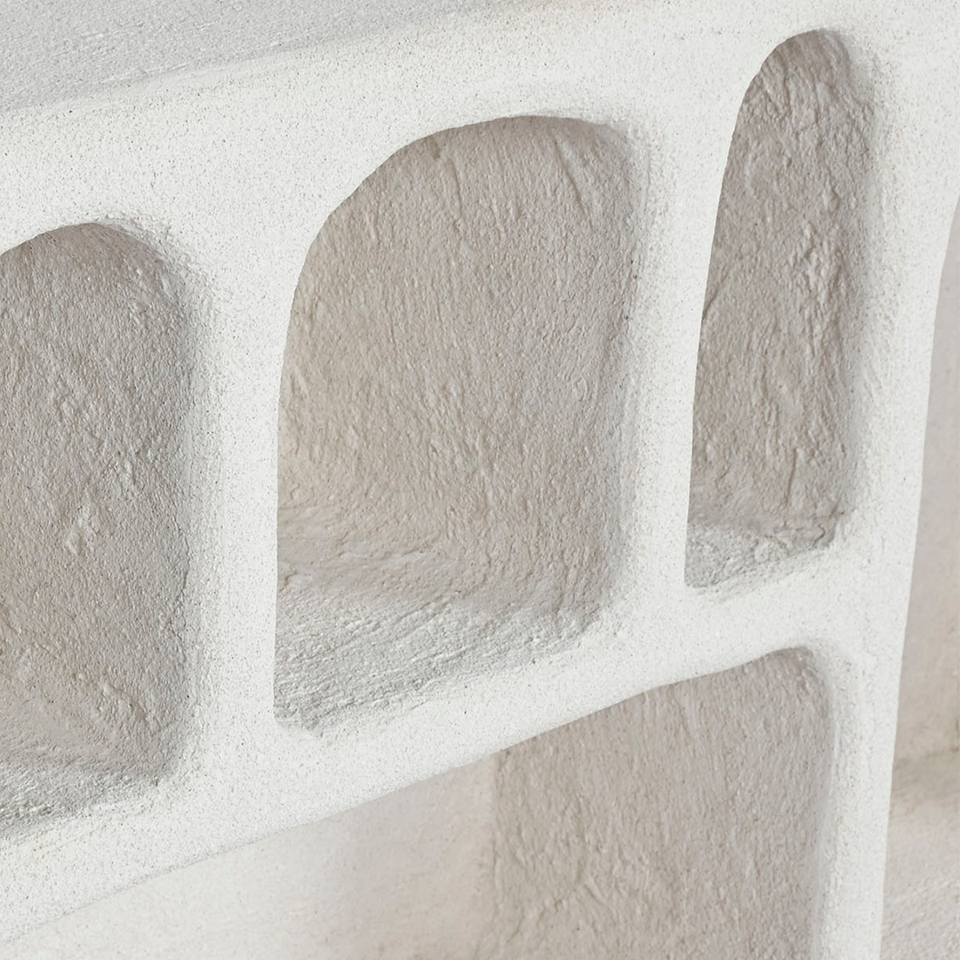 Estantería Terracota Blanca