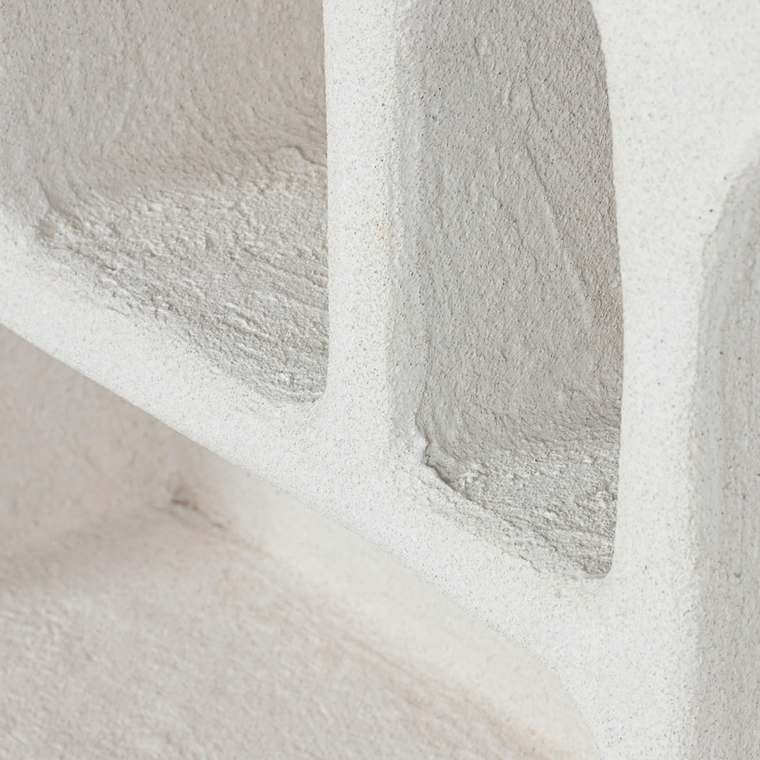 Estantería Terracota Blanca