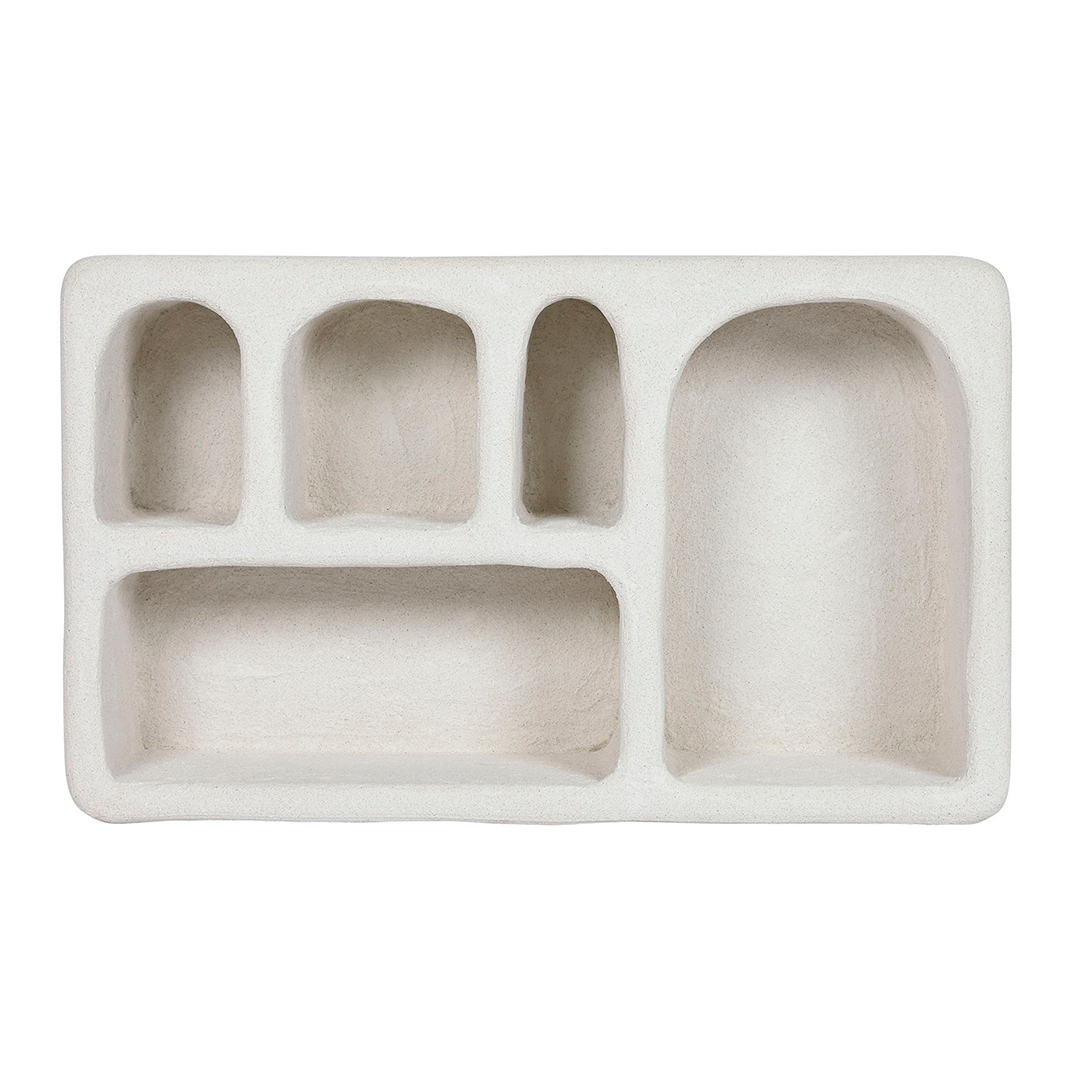 Estantería Terracota Blanca