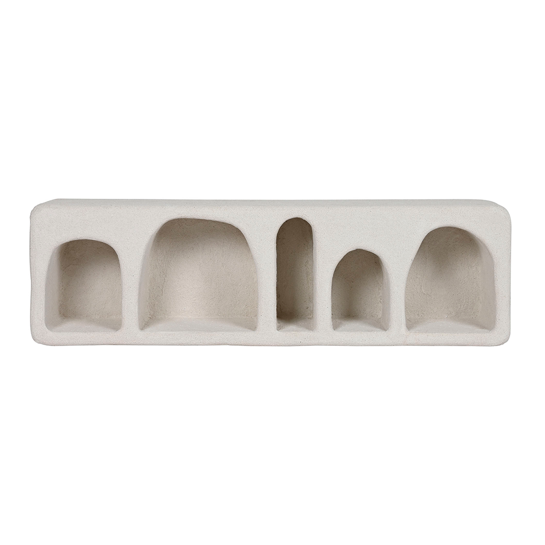 Estantería Terracota Blanca