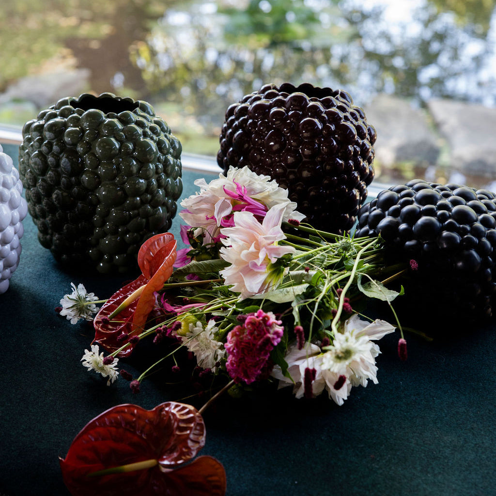 Jarrón Black Bubble